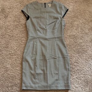 H&M Monochrome Checkered Mini Dress